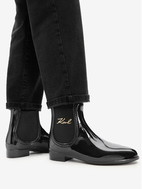 KARL LAGERFELD KARL LAGERFELD Kalosze Kalosh II KL94775 Czarny