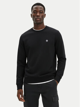 Element Element Pulóver Icon Embroidery CR ELYFT00197 Fekete Regular Fit