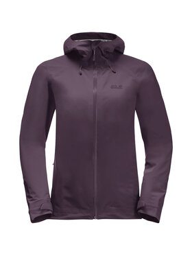 Jack Wolfskin Jack Wolfskin Kurtka przejściowa Highest Peak 3l Jkt W Fioletowy Regular Fit