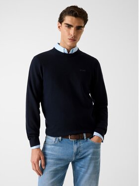 Guess Guess Sweter 180301 Niebieski Classic Fit
