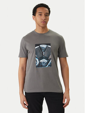 HUGO HUGO Tricou Dostino 50557674 Gri Regular Fit