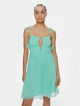 Patrizia Pepe Patrizia Pepe Kokteiļkleita 2A2714/A061-CA03 Tirkīzs Regular Fit