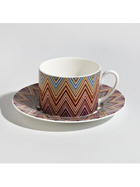 Missoni Home Missoni Home Komplet filiżanek Zig Zag Jarris 156 Kolorowy