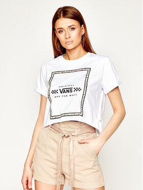 Vans Vans Marškinėliai Leila Tee VN0A4CWXWHT Balta Oversize