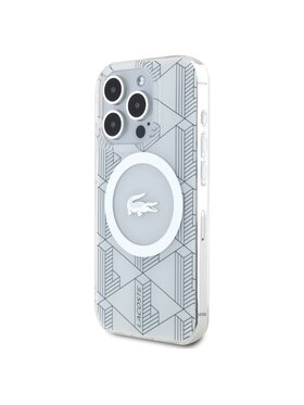 Lacoste Lacoste Etui na telefon Apple iPhone 15 Pro Szary