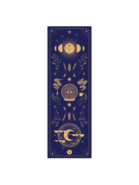 Moonholi Moonholi Mata do ćwiczeń MAGIC TRAVEL Granatowy