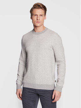 Boss Boss Svetr Avobano 50474865 Šedá Regular Fit