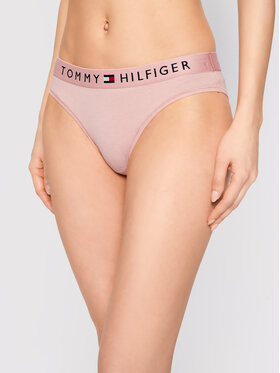 Tommy Hilfiger Tommy Hilfiger Klasické nohavičky Bikini UW0UW01566 Ružová