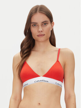 Calvin Klein Underwear Calvin Klein Underwear Sutien Bralette Lightly Lined Triangle 000QF5650E Roșu