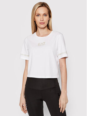EA7 Emporio Armani EA7 Emporio Armani T-shirt 3LTT08 TJCRZ 0101 Blanc Regular Fit