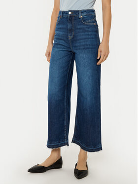 BOSS BOSS Jeansy Marlene 50529987 Granatowy Wide Leg