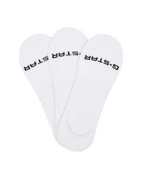 G-Star Raw G-Star Raw Kotníkové ponožky AS_G-STAR_S_124_SS25 (3-PACK) Bílá