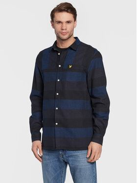 Lyle & Scott Lyle & Scott Hemd Artisinal LW1603V Dunkelblau Regular Fit