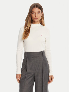 Tommy Hilfiger Tommy Hilfiger Džemper Cody WW0WW47307 Écru Slim Fit