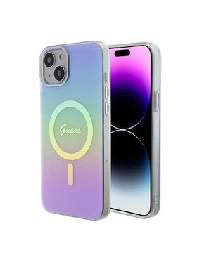 Guess Guess Etui na telefon Apple iPhone 15 Fioletowy
