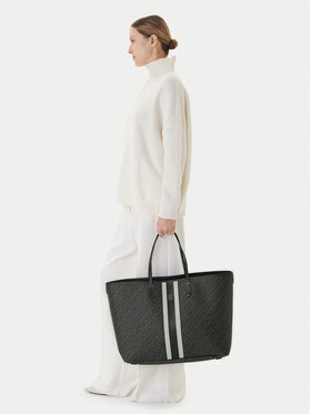 Tommy Hilfiger Tommy Hilfiger Kabelka Th Monoplay Le Maxi Tote AW0AW17697 Černá