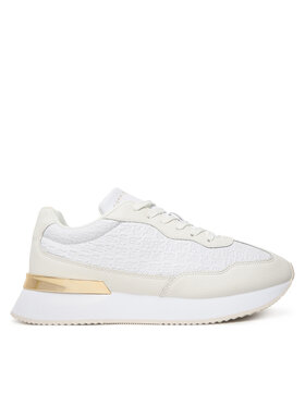 Tommy Hilfiger Tommy Hilfiger Sneakersy Th Chic Monogram Runner FW0FW09464 Biela