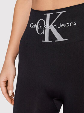 Calvin Klein Jeans Leggings 701220429 Crna Slim Fit