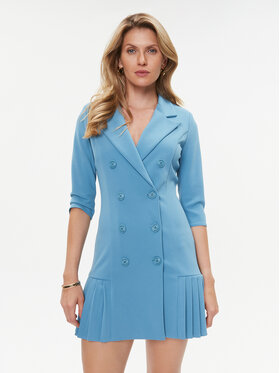 Rinascimento Rinascimento Kleid für den Alltag CFC0115559003 Blau Regular Fit