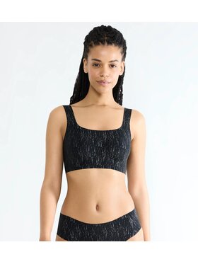 Triumph Triumph Biustonosz sloggi ZERO Feel 2.0 Festive Top Czarny