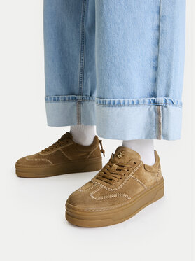 Beverly Hills Polo Club Beverly Hills Polo Club Sneakersy EO-WI16-MALMO-01 Beżowy ciemny