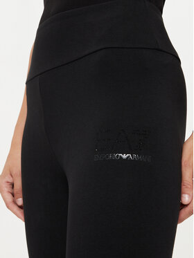 EA7 Emporio Armani Leggings 6DTP68 TJQFZ 1200 Crna Slim Fit