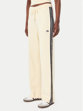 adidas adidas Pantaloni da tuta Firebird KS7363 Crema Regular Fit