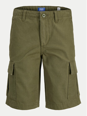Jack&Jones Junior Jack&Jones Junior Medžiaginiai šortai 12268381 Chaki Relaxed Fit