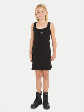 Calvin Klein Jeans Calvin Klein Jeans Літня сукня Badge IG0IG02471 Чорний Regular Fit