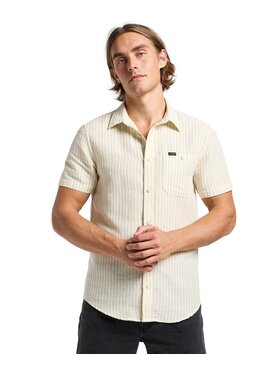 Lee Lee Koszula 112363814 Beżowy Regular Fit