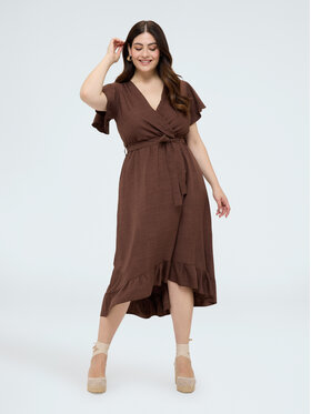 Fiorella Rubino Fiorella Rubino Abito da sera 7094L001291N022 Marrone Regular Fit