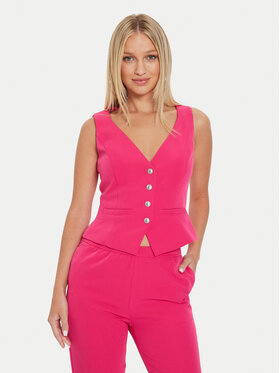 Guess Guess Vestă de costum W4YN53 WFWX2 Roz Classic Fit