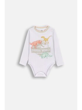 Coccodrillo Coccodrillo Body dziecięce ZC4112102LBD-001 Biały Regular Fit