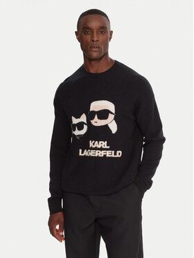 KARL LAGERFELD KARL LAGERFELD Svetr 655030 554306 Černá Regular Fit