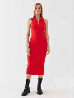 Hugo Hugo Hétköznapi ruha Nerie 50482713 Piros Slim Fit