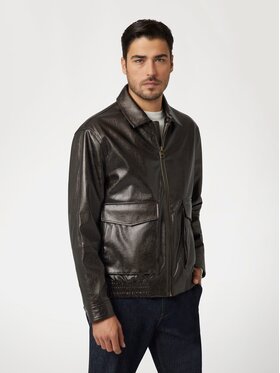 Guess Guess Bunda pro přechodné období 168885 Hnědá Classic Fit