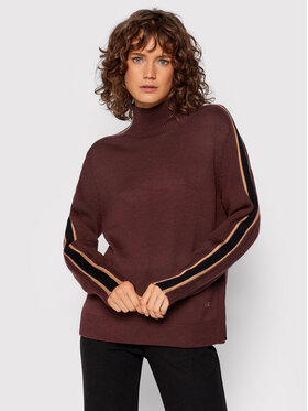 Victoria Victoria Beckham Victoria Victoria Beckham Rolák 2321KJU002792A Hnedá Regular Fit
