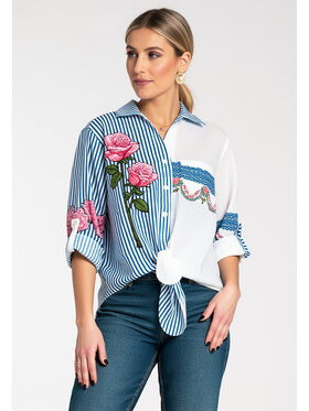 FIGL FIGL Camicia M1120 Blu Oversize