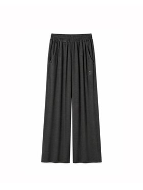 Magda Matyja Magda Matyja Spodnie materiałowe SLOW TROUSERS GREY Szary Loose Fit