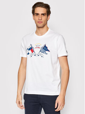 Paul&Shark Paul&Shark T-Shirt 22411122 Biały Regular Fit