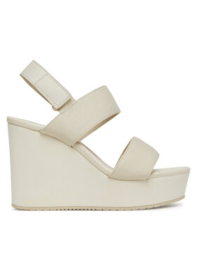 Calvin Klein Jeans Calvin Klein Jeans Sandalen Wedge Sandal Webbing In YW0YW01790 Grau