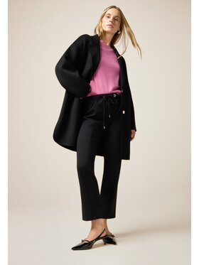 Oltre Oltre Pantaloni di tessuto P263R009066N033 Nero Boy Fit