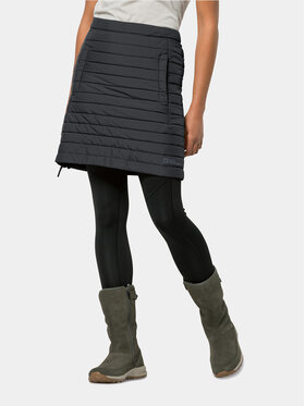 Jack Wolfskin Jack Wolfskin Mini sukně Iceguard Skirt 1503093 Černá Slim Fit