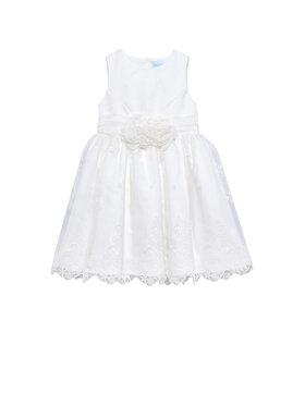 Abel & Lula Abel & Lula Sukienka elegancka 5027 Biały Regular Fit