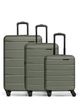 Franky Franky Komplet walizek 301058 Zielony