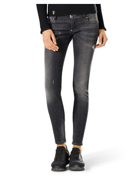 PHILIPP PLEIN PHILIPP PLEIN Džínsy 30803 Čierna Skinny Fit