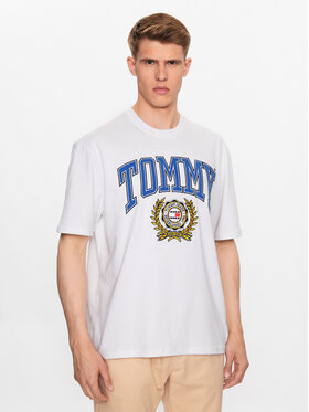 Tommy Jeans Tommy Jeans T-krekls DM0DM16832 Balts Relaxed Fit