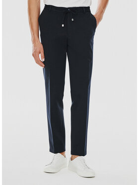 Pako Lorente Pako Lorente Spodnie garniturowe P24WF-6G-005 Granatowy Slim Fit