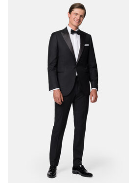 Lancerto Lancerto Garnitur Oregon GA073123000015 Czarny Slim Fit
