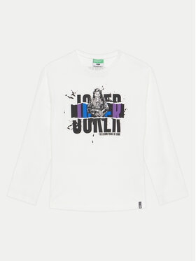 United Colors Of Benetton United Colors Of Benetton Blusa 3ATNC10MG Bianco Regular Fit
